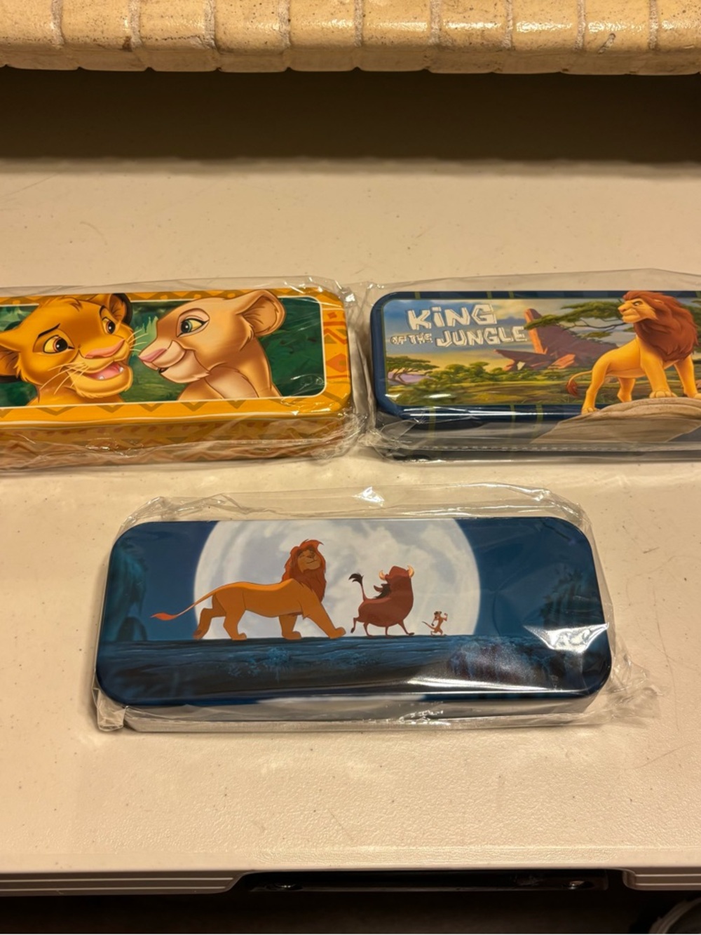 Disney The Lion King Blue Metal Pencil Case-tray. Pick one & let me know which 1 - Picture 3 of 7